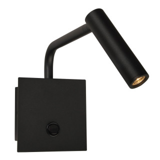 Luces Berisso kinkiet ścienny LED o mocy 3W 190lm 3000K czarny