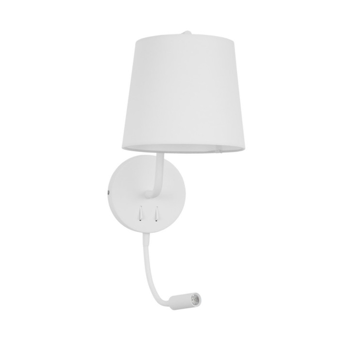 LUCES PUENTE wall lamp LED + E27 with a switch white black