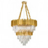LUCES CAMPANA LE42284 hanging gold crystal lamp E14