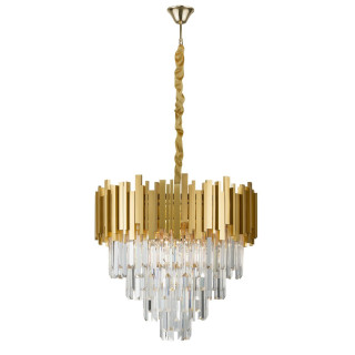 LUCES CAMPANA LE42285 wisząca złota lampa na żar&oacute;wki E14 LED