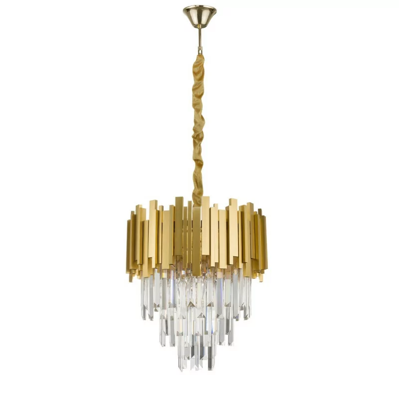 LUCES CAMPANA LE42286 E14 gold hanging lamp