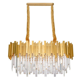 LUCES CAMPANA LE42289 E14 gold hanging lamp with crystals