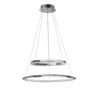 LUCES CAUCETE LE42309 LED RING hanging lamp 36W aluminium crystal