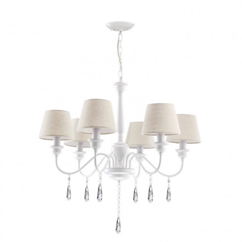 LUCES COROZAL LE42347 hanging lamp with 6 lampshades, base type: E14