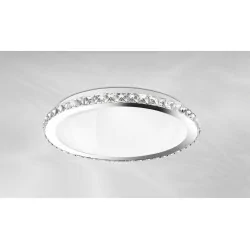 LUCES COSQUIN LE42351 round surface-mounted lamp, made of glass