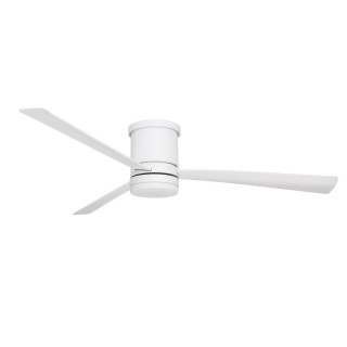 LUCES RAFAELA Wentylator sufitowy LED biały z silnikiem 35W LED 18W