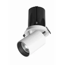 LUCES ALCORCON LE61363/5 aluminum ceiling spotlight, white/black