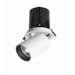 LUCES ALCORCON LE61364/6 ceiling lamp, one white/black spotlight