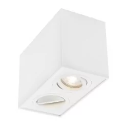 LUCES CHIVACOA LE61452/3 rectangular ceiling lamp black or white