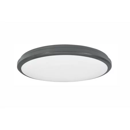 LUCES TALAVERA LE71426 is a round outdoor lamp in gray LUCES TALAVERA LE71426 is a round outdoor lamp in gray