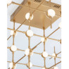 LUCES AZUL LE41333 gold LED ceiling lamp 86,4W 3000K