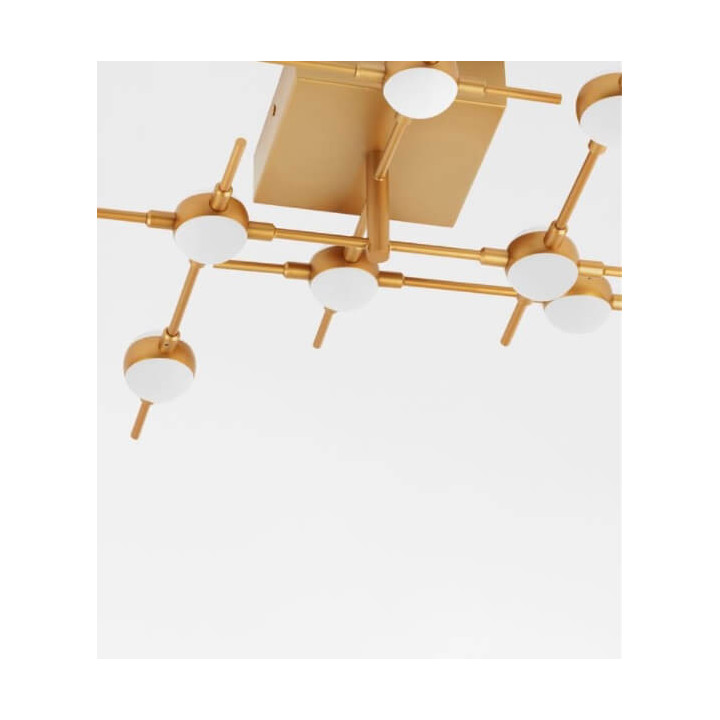 LUCES AZUL LE41335 gold 19W LED ceiling lamp white warm 3000K
