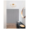 LUCES AZUL LE41336 gold, designer ceiling LED 43W warm white 3K 