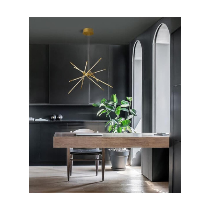 LUCES BELL LE41337 black, gold LED 56W