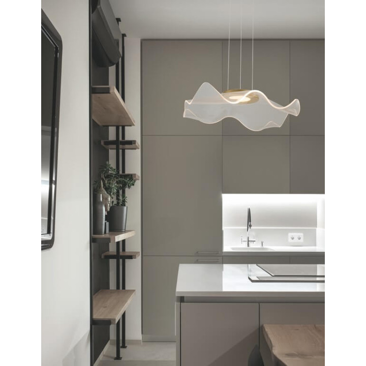 LUCES CALI LE41368 pendant LED lamp 30W gold 3000K
