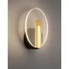 LUCES CEJA LE41374 wall LED lamp black-gold 7W