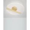 LUCES CHIA LE41379 gold, round surface LED lamp 53cm 30W