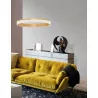 LUCES CRUZ LE41383 złota lampa wisząca LED ring 60cm