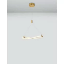 LUCES DEAN LE41387 pendant LED lamp 15W gold + silicone