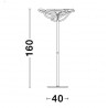 LUCES FIJO LE41391 floor LED lamp gold