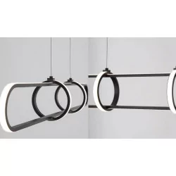 LUCES HOYO LE41405 pendant LED lamp 90cm black