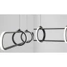 LUCES HOYO LE41405 lampa wisząca LED 90cm czarna