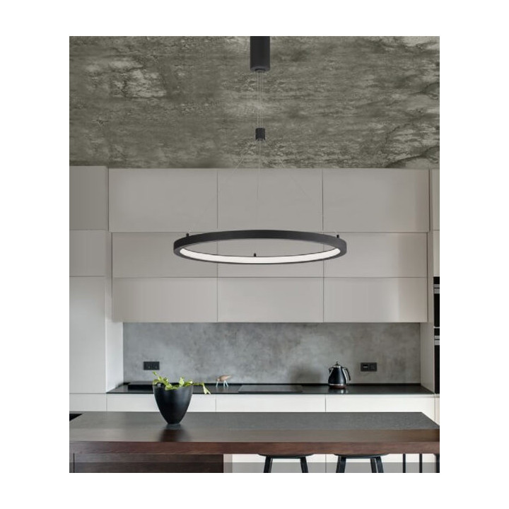 LUCES IRUN LE41407 lampa wisząca LED 60cm biała, czarna, złota