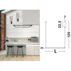 LUCES JAEN LE41425 kwadratowa lampa LED