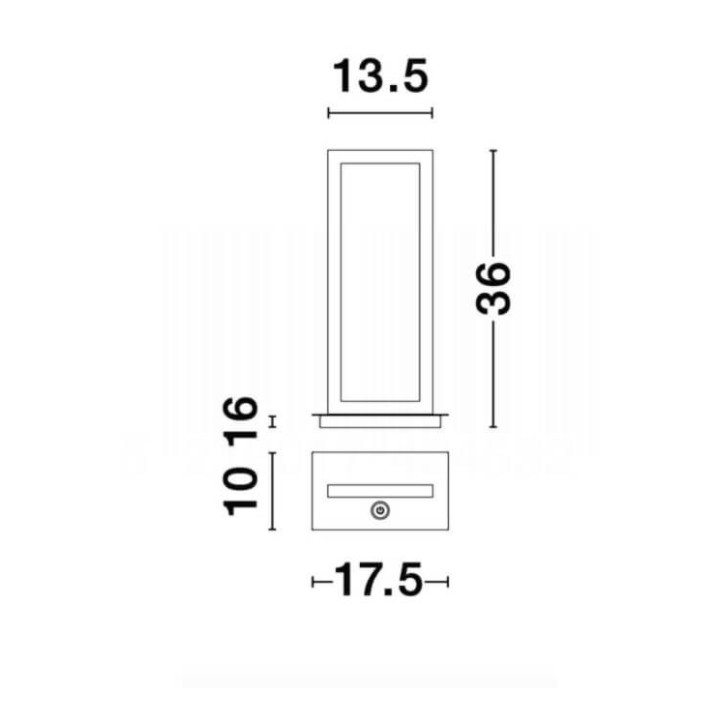 LUCES LEBU LE41431 czarna lampa stołowa LED 12W