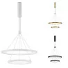 LUCES IRUN LE41408 double LED hanging lamp 60W white, black, gold