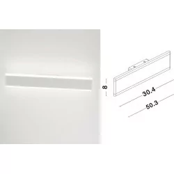 LUCES LUGO LE42213 / 4 white LED wall lamp 30cm, 50cm