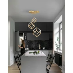 LUCES REUS LE41459 / 64 gold or black 110W LED pendant lamp