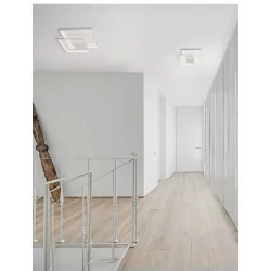 LUCES MATA LE41443/6 plafon LED 30W biały, czarny 42,5cm