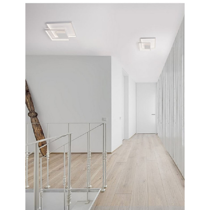 LUCES MATA LE41443/6 plafon LED 30W biały, czarny 42,5cm