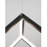 LUCES REUS LE41462 / 3 hanging lamp LED 45W black, gold