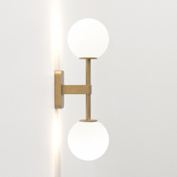 ASTRO TACOMA TWIN double bathroom wall lamp with a shade, 3 colors