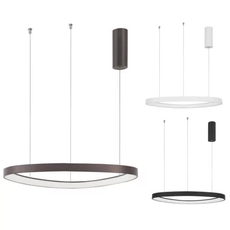 LUCES TAFI LE41479/80/1 LED pendant lamp 65cm white, black, brown