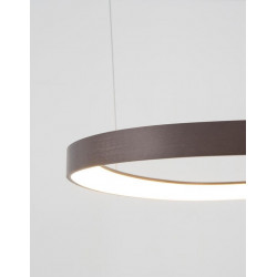 LUCES TAFI LE41479/80/1 lampa wisząca LED 65cm biała, czarna, brąz