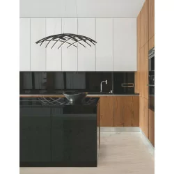 LUCES CATIA LE41599 black pendant lamp LED 80W, warm white 3000K