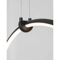 LUCES CHINU LE41603 black vertical pendant lamp LED 68cm 28W