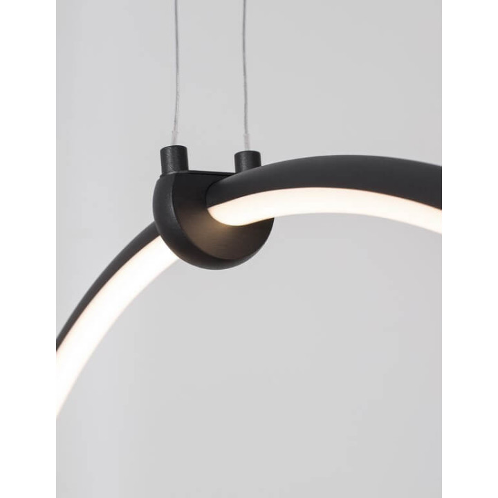 LUCES CHINU LE41603 black vertical pendant lamp LED 68cm 28W