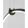 LUCES CHINU LE41603 czarna, pionowa lampa wisząca LED 68cm 28W