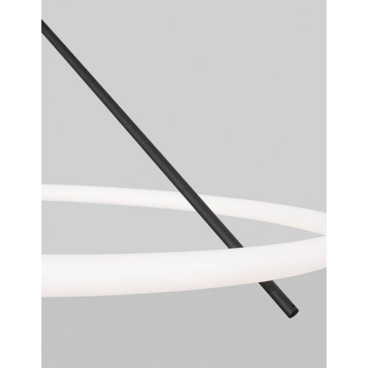 LUCES CINCO LE41605 black LED ceiling lamp 38cm