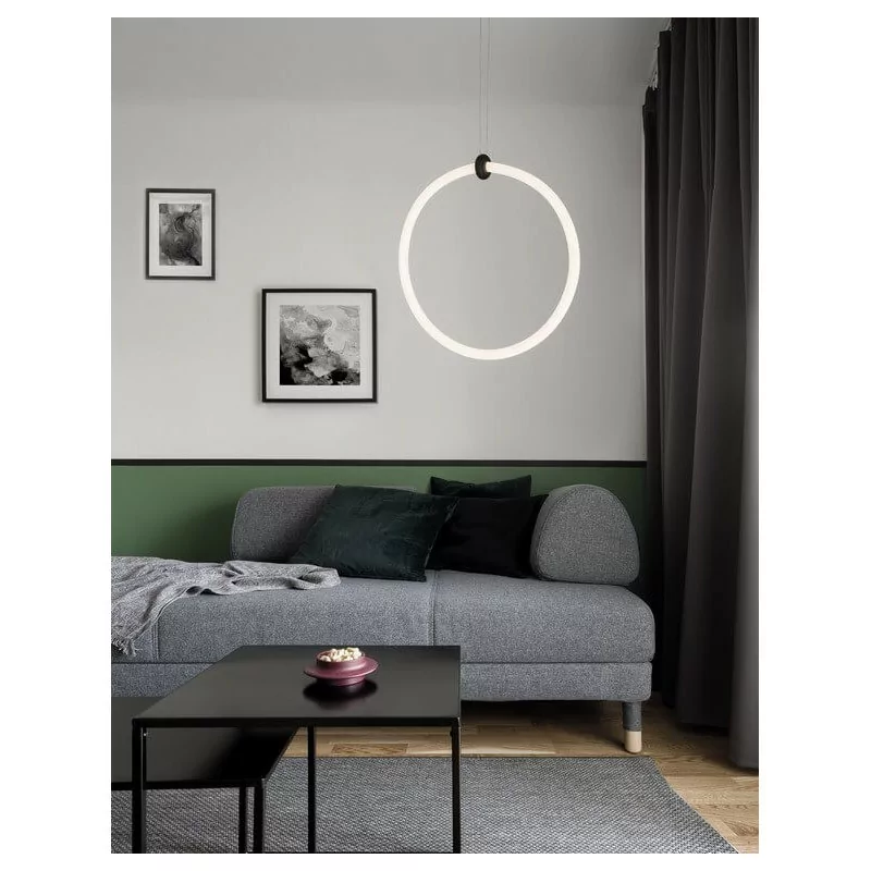 LUCES COLON LE41608/9 lampa wisząca LED pionowe koło 38cm, 60cm