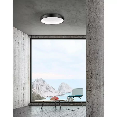 LUCES TOLU LE41497 plafon LED biały, czarny, szary