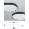 LUCES TOME SMART LE41509/10 ceiling LED lamp 3000K-4000K 60cm 50W