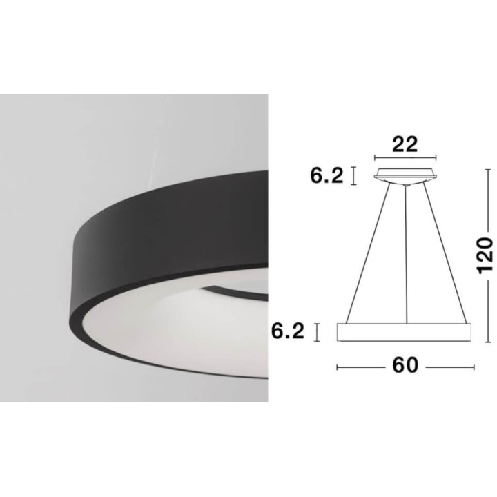 LUCES TOME SMART LE41511/2 pendant LED 3000K-4000K