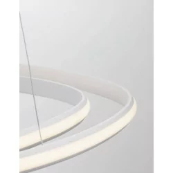 LUCES FUNZA LE41632/3 lampa wisząca LED 48W biała, czarna