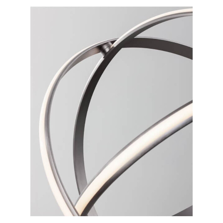 LUCES GIJON LE41636/7 pendant lamp LED pearl black 50cm, 70cm