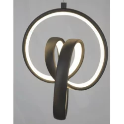 LUCES GIRON LE41639 black pendant lamp LED 43W